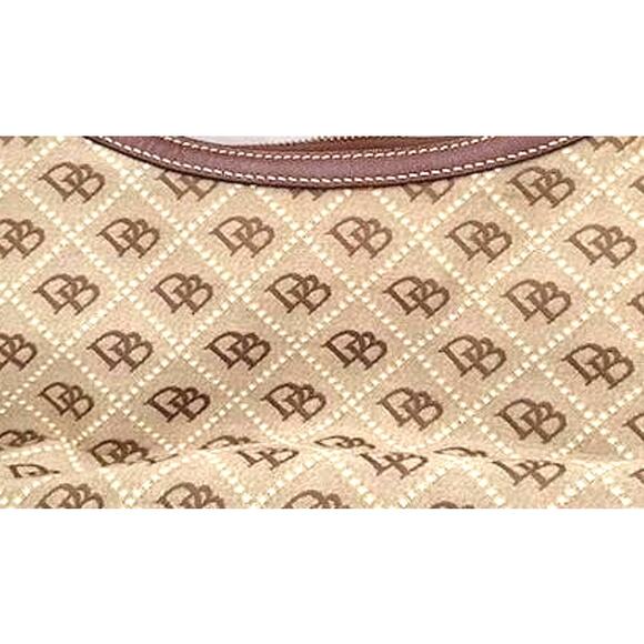 Dooney & Bourke Canvas Monogram Shoulder Mini Handbag Vintage - Picture 6 of 10